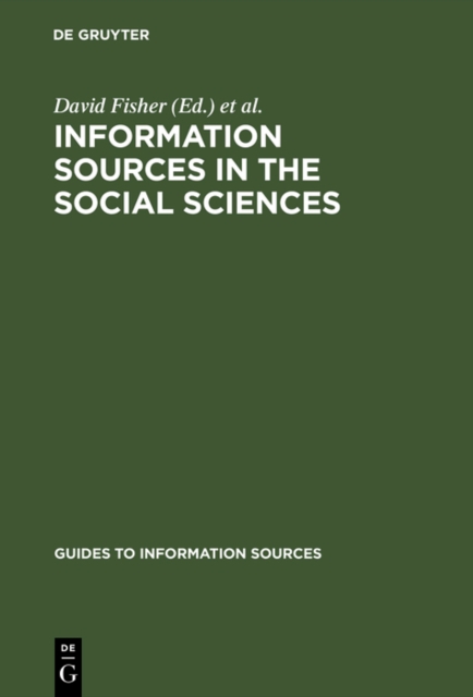 Information Sources in the Social Sciences, PDF eBook