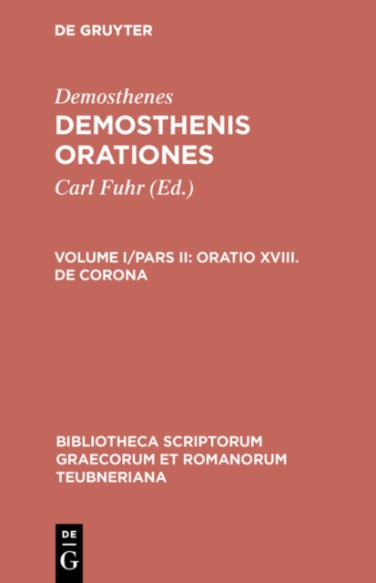 Oratio XVIII. De corona, PDF eBook