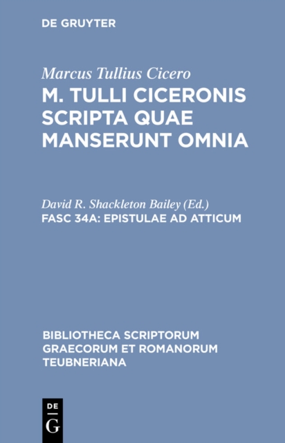 Epistulae ad Atticum : Vol. II. Libri IX-XVI, PDF eBook