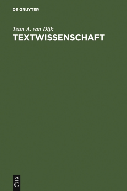 Textwissenschaft : Eine interdisziplinare Einfuhrung, PDF eBook