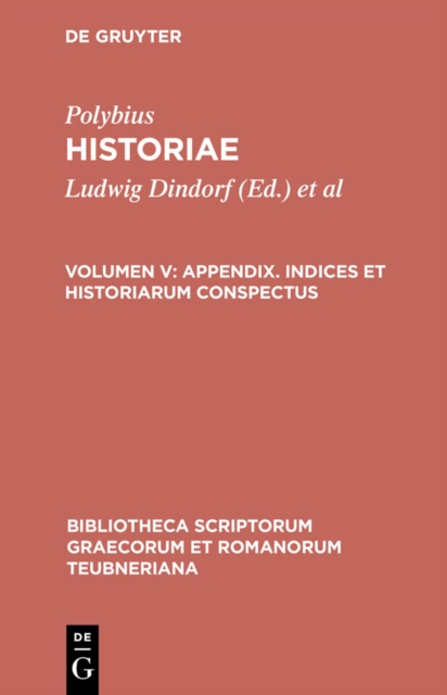 Appendix. Indices et historiarum conspectus, PDF eBook