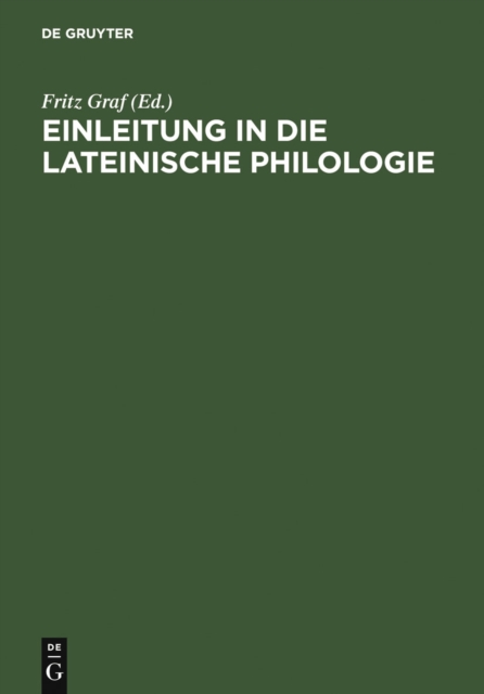Einleitung in die lateinische Philologie, PDF eBook
