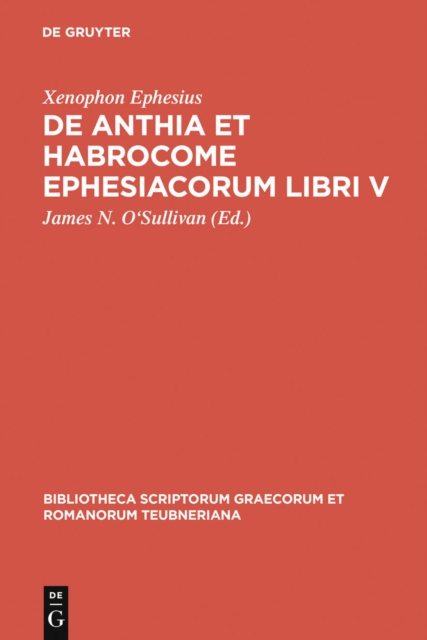 De Anthia et Habrocome Ephesiacorum libri V, PDF eBook