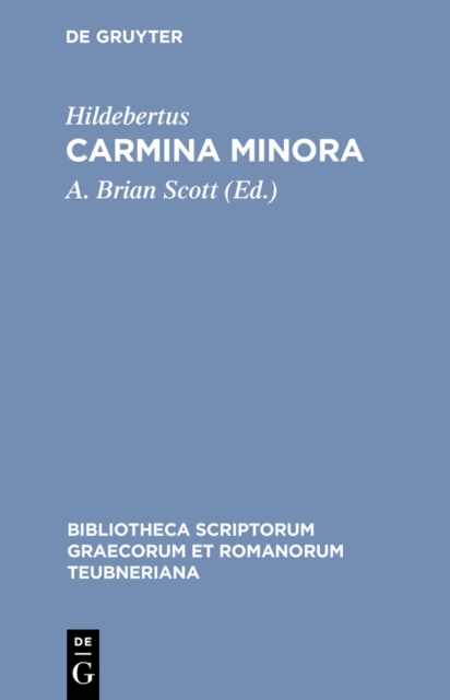 Carmina minora, PDF eBook