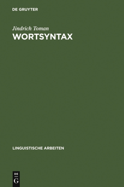 Wortsyntax : eine Diskussion ausgewahlter Probleme deutscher Wortbildung, PDF eBook