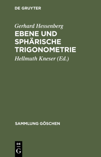 Ebene und spharische Trigonometrie, PDF eBook