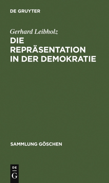 Die Reprasentation in der Demokratie, PDF eBook