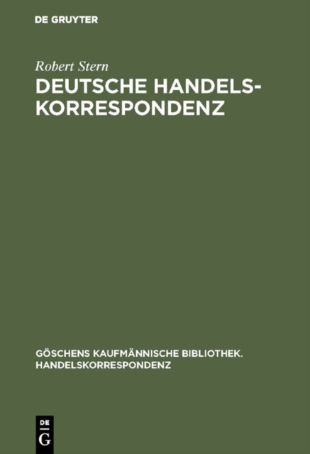 Deutsche Handelskorrespondenz, PDF eBook