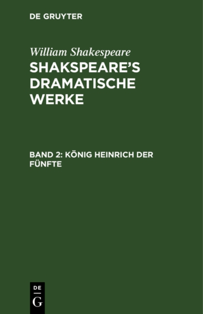 Konig Heinrich der Funfte, PDF eBook