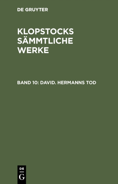 David. Hermanns Tod, PDF eBook