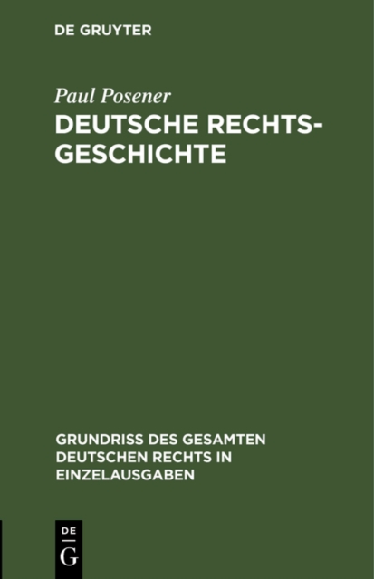 Deutsche Rechtsgeschichte, PDF eBook