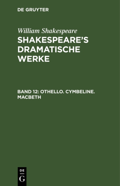 Othello. Cymbeline. Macbeth, PDF eBook