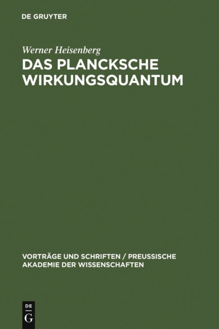 Das Plancksche Wirkungsquantum, PDF eBook