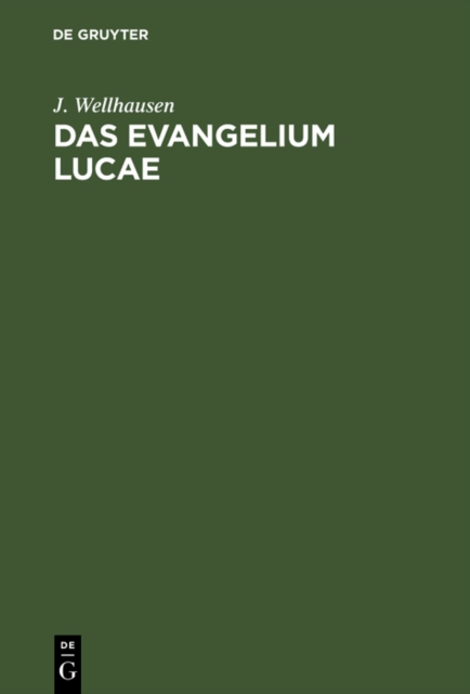 Das Evangelium Lucae, PDF eBook