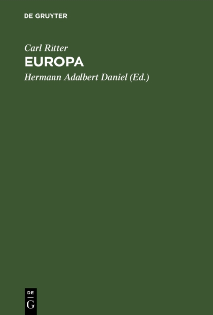 Europa : Vorlesungen an der Universitat zu Berlin, PDF eBook