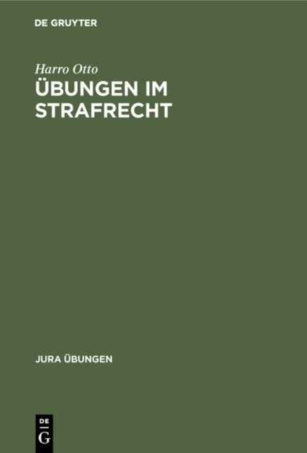 Ubungen im Strafrecht, PDF eBook
