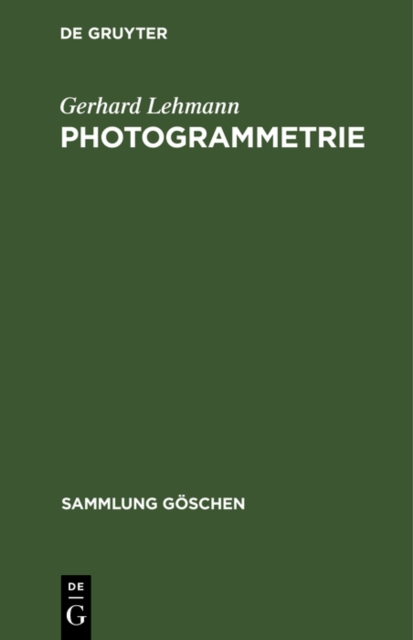 Photogrammetrie, PDF eBook