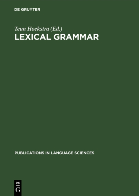 Lexical grammar, PDF eBook