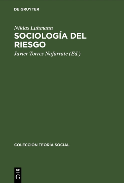 Sociologia del riesgo, PDF eBook