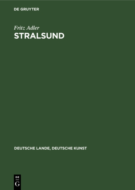 Stralsund, Hardback Book