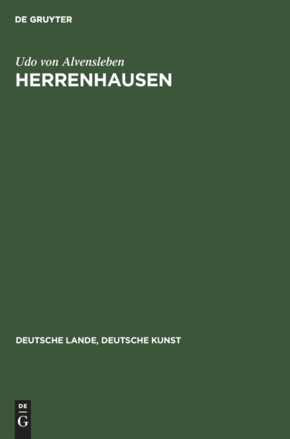 Herrenhausen : Die Sommerresidenz Der Welfen, Hardback Book