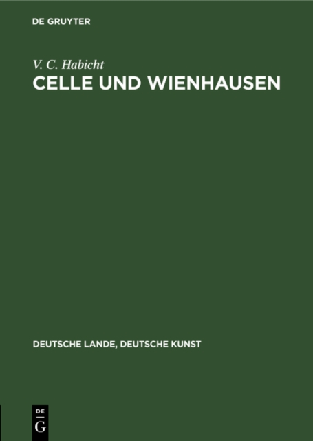 Celle und Wienhausen, Hardback Book