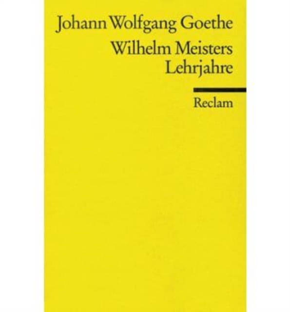 Wilhelm Meisters, Paperback / softback Book