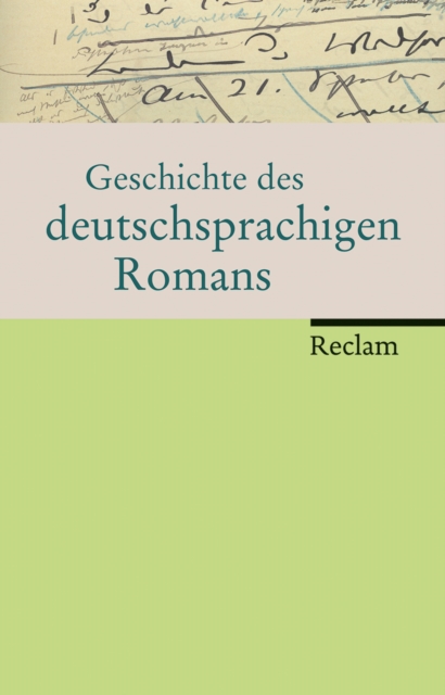 Geschichte des deutschsprachigen Romans, EPUB eBook
