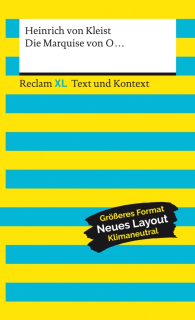 Die Marquise von O. : Reclam XL - Text und Kontext, EPUB eBook