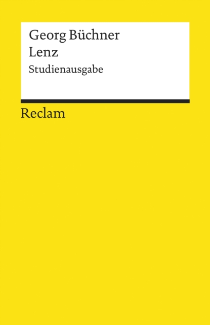 Lenz (Studienausgabe) : Reclams Universal-Bibliothek, EPUB eBook