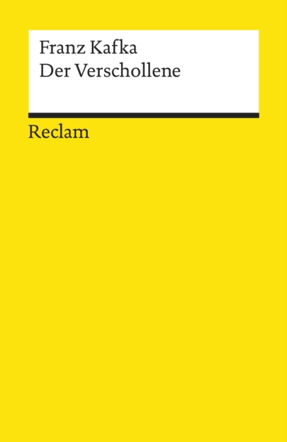 Der Verschollene : Roman (Reclams Universal-Bibliothek), EPUB eBook