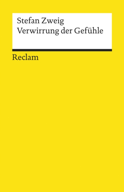 Verwirrung der Gefuhle : Reclams Universal-Bibliothek, EPUB eBook