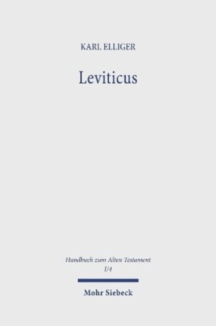 Leviticus, Hardback Book