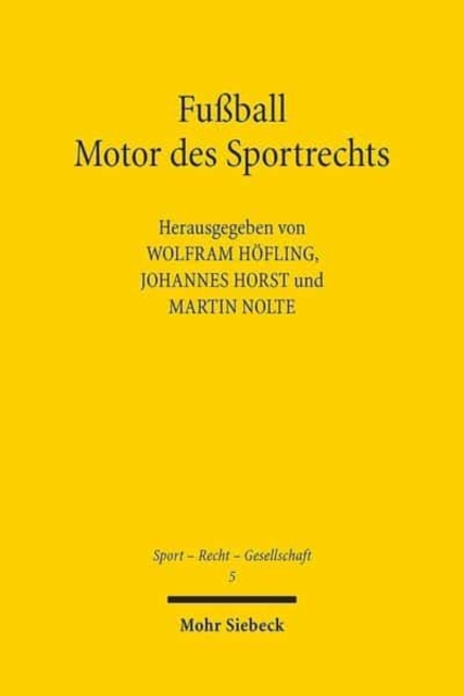 Fußball - Motor des Sportrechts, Paperback / softback Book
