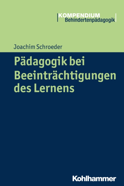Padagogik bei Beeintrachtigungen des Lernens, PDF eBook