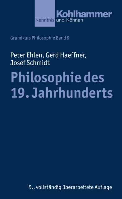 Philosophie des 19. Jahrhunderts, PDF eBook