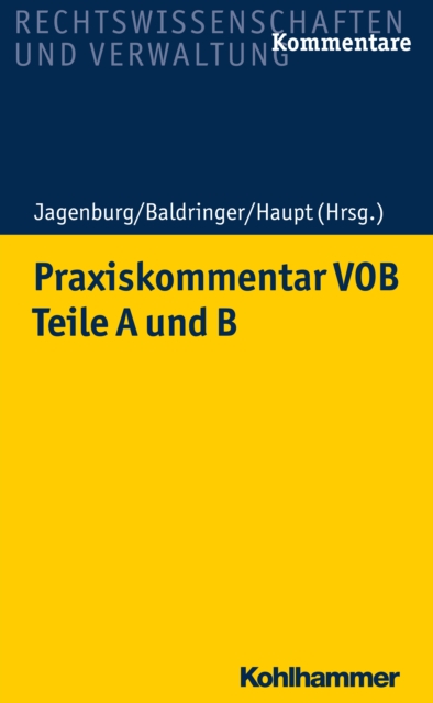 Praxiskommentar VOB - Teile A und B, PDF eBook