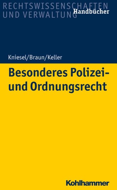 Besonderes Polizei- und Ordnungsrecht, PDF eBook