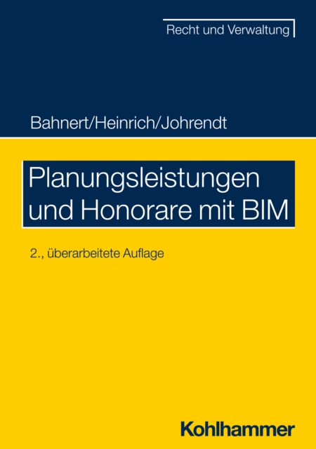 Planungsleistungen und Honorare mit BIM, EPUB eBook