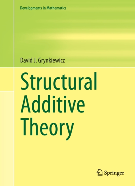 Structural Additive Theory, PDF eBook