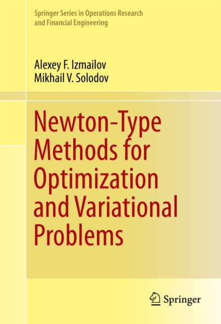 Newton-Type Methods for Optimization and Variational Problems, PDF eBook