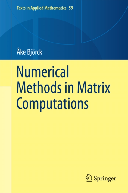 Numerical Methods in Matrix Computations, PDF eBook