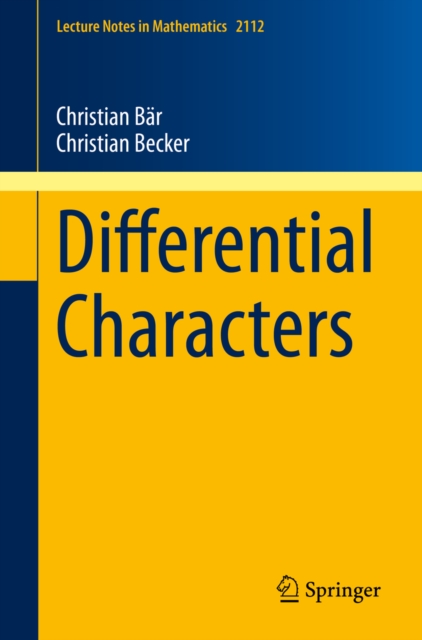 Differential Characters, PDF eBook