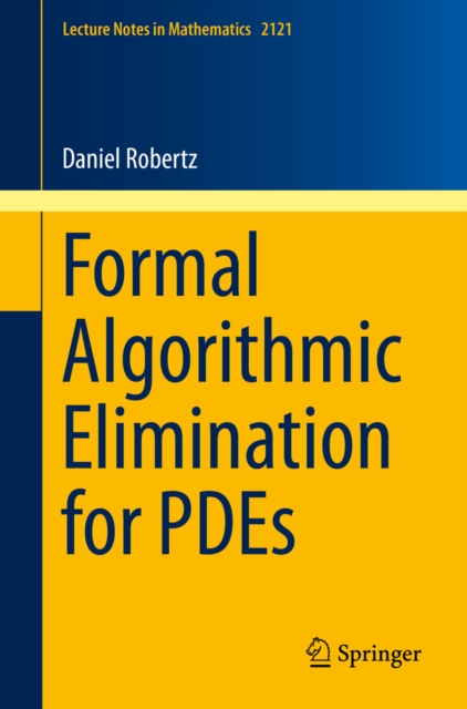 Formal Algorithmic Elimination for PDEs, PDF eBook