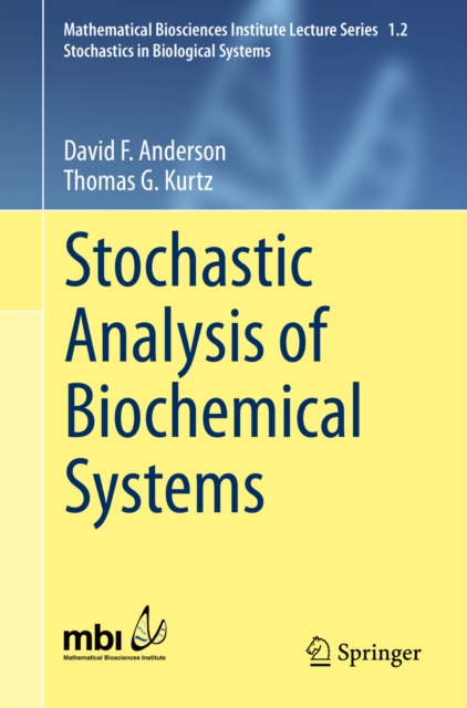 Stochastic Analysis of Biochemical Systems, PDF eBook