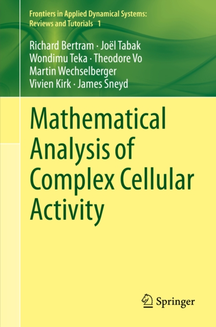 Mathematical Analysis of Complex Cellular Activity, PDF eBook