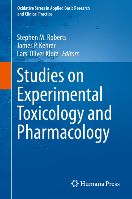 Studies on Experimental Toxicology and Pharmacology, PDF eBook