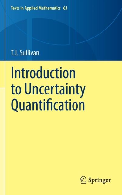 Introduction to Uncertainty Quantification, Hardback Book