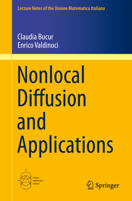 Nonlocal Diffusion and Applications, PDF eBook