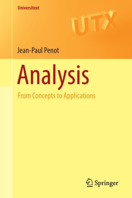 Analysis : From Concepts to Applications, Paperback / softback Book